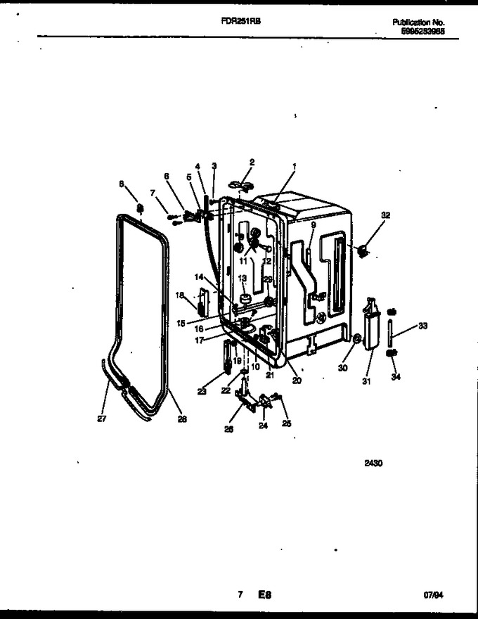 Diagram for FDR251RBR0