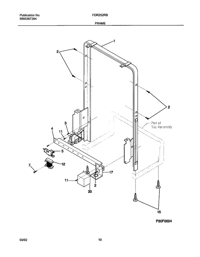 Diagram for FDR252RBB0