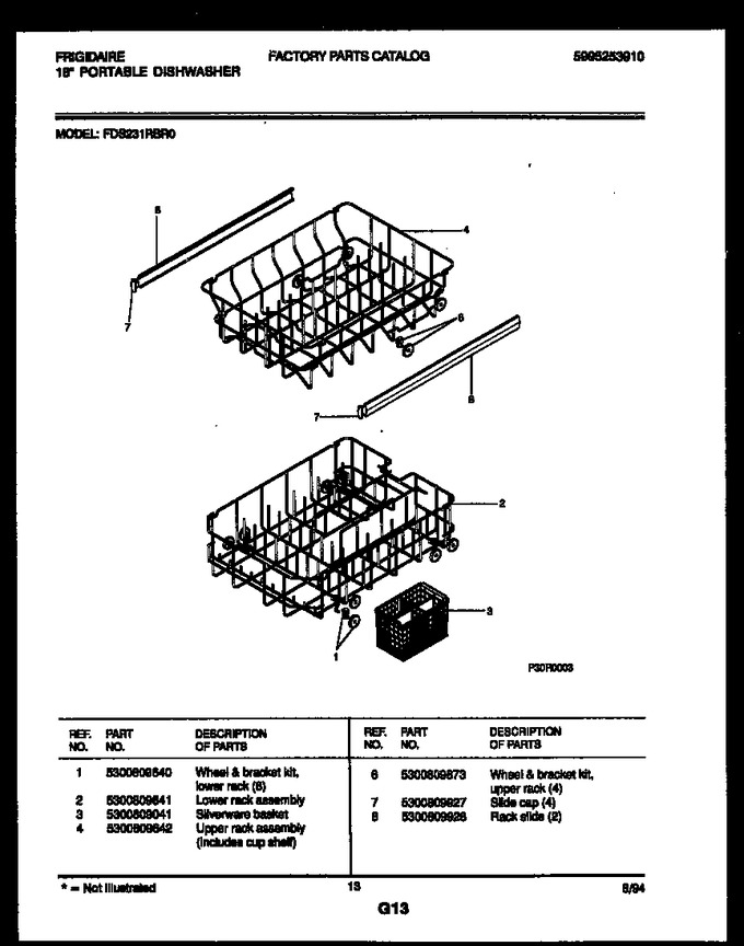 Diagram for FDS231RBR0