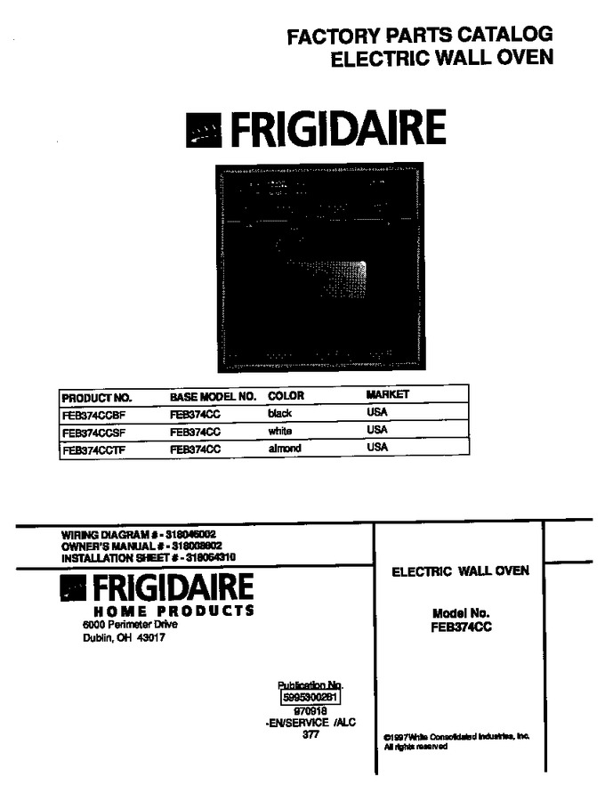 Diagram for FEB374CCSF