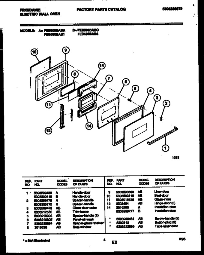 Diagram for FEB500BAB3