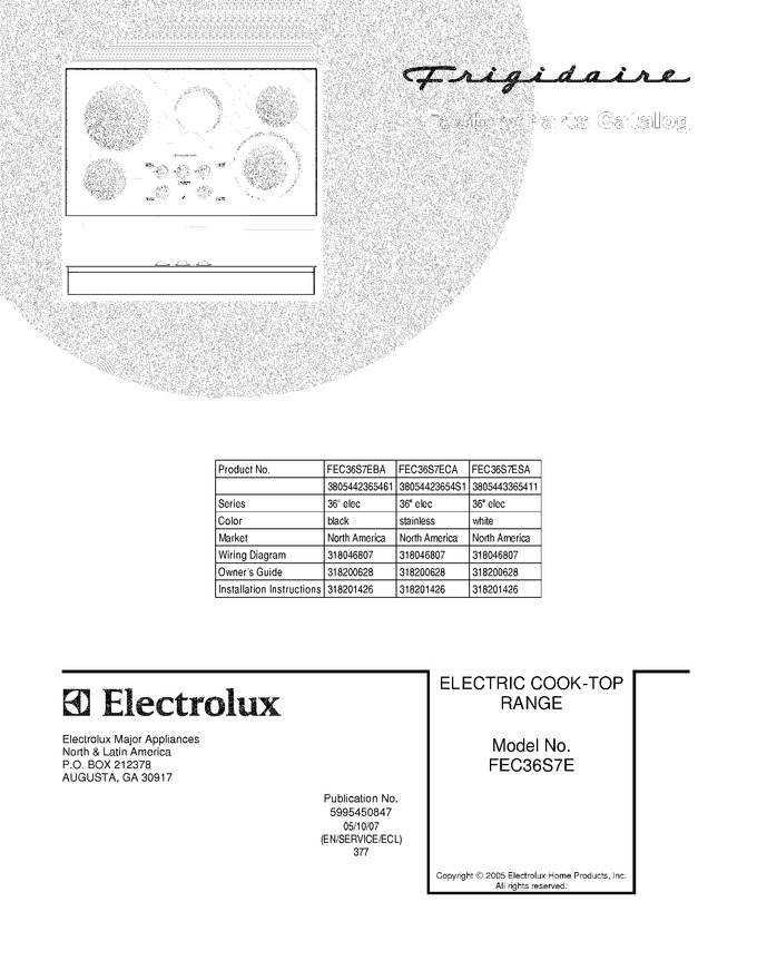 Diagram for FEC36S7ECA