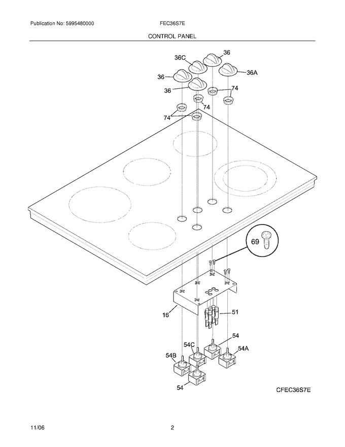 Diagram for FEC36S7ESB