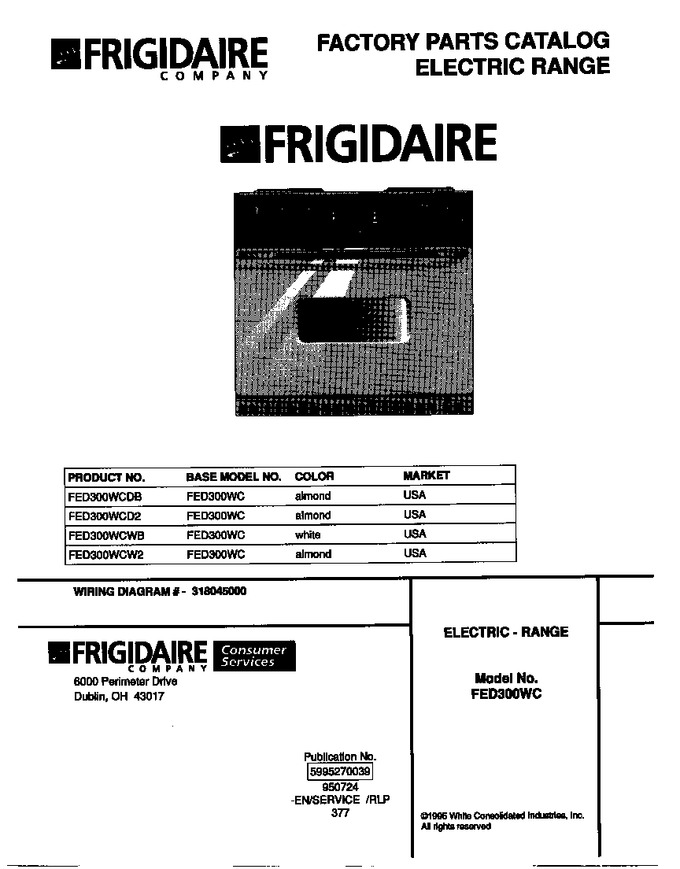 Diagram for FED300WCWB