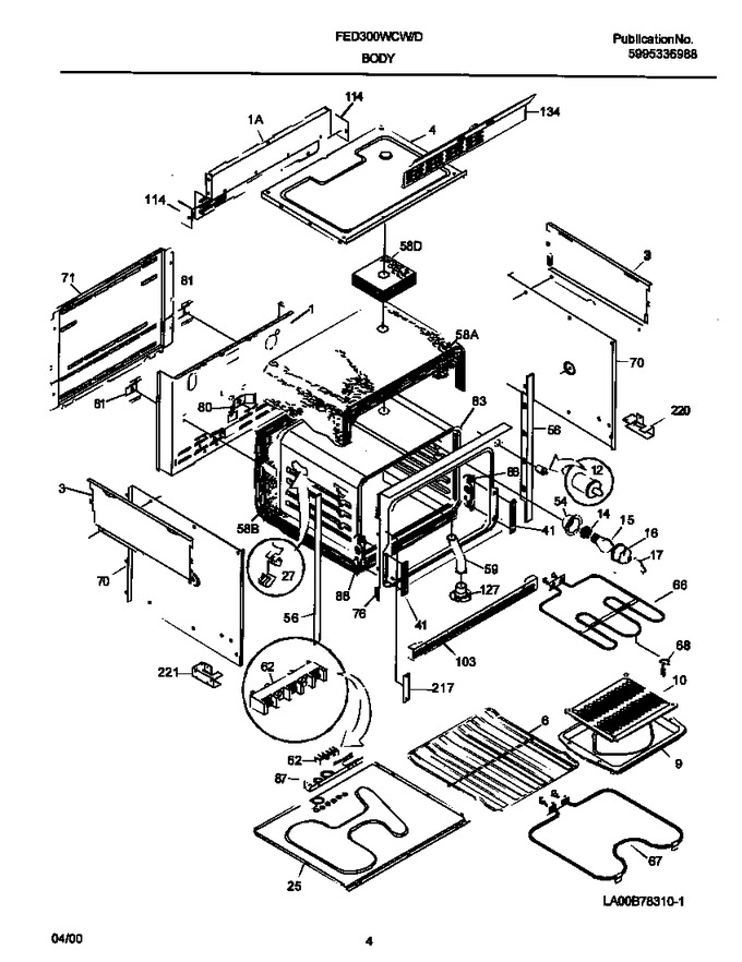 Diagram for FED300WCWI