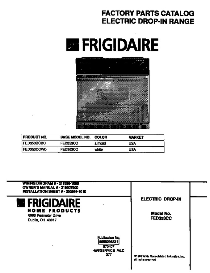 Diagram for FED353CCWC