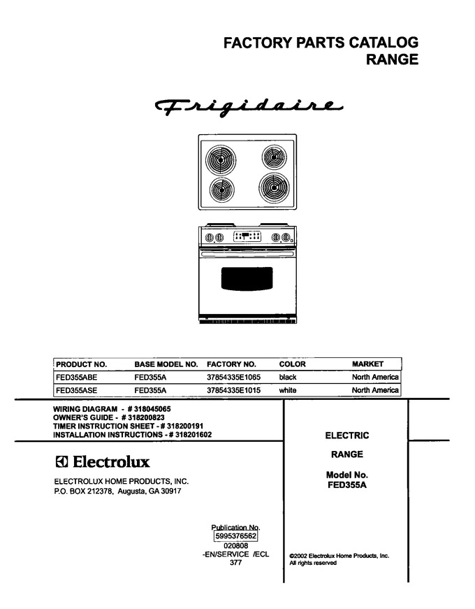 Diagram for FED355ASE