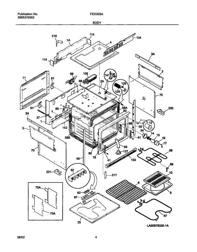Diagram for FED355ASE