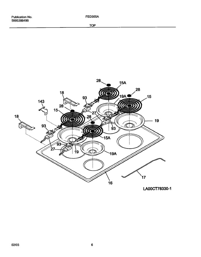 Diagram for FED355ABF