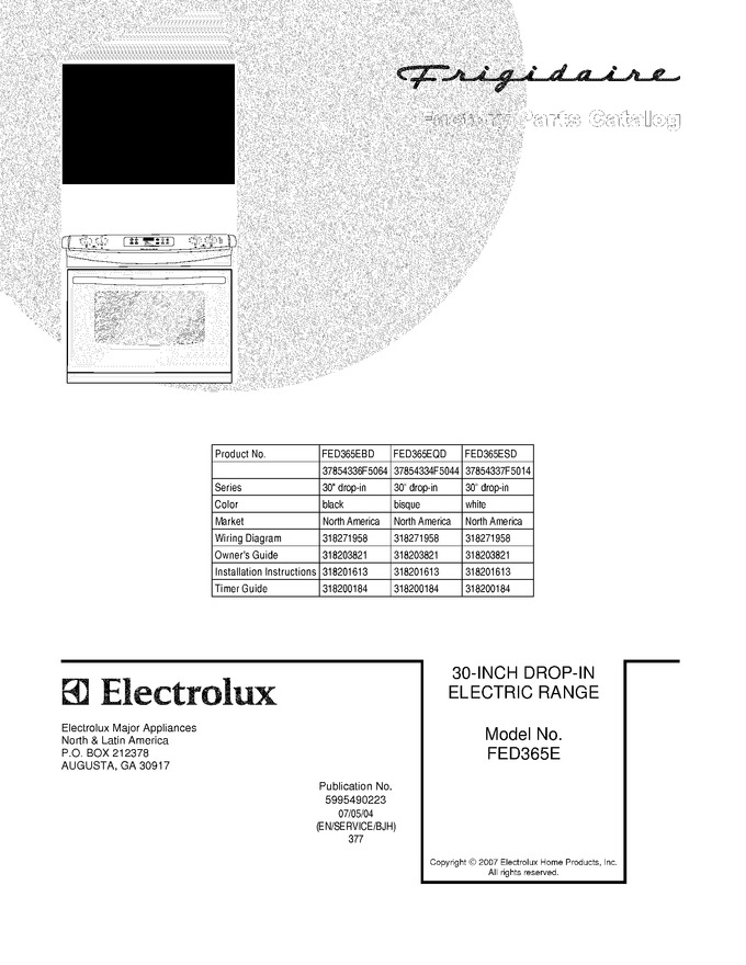 Diagram for FED365EBD