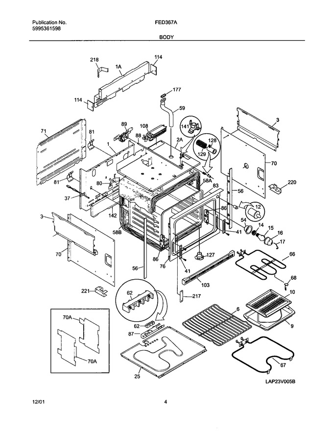 Diagram for FED367ASB