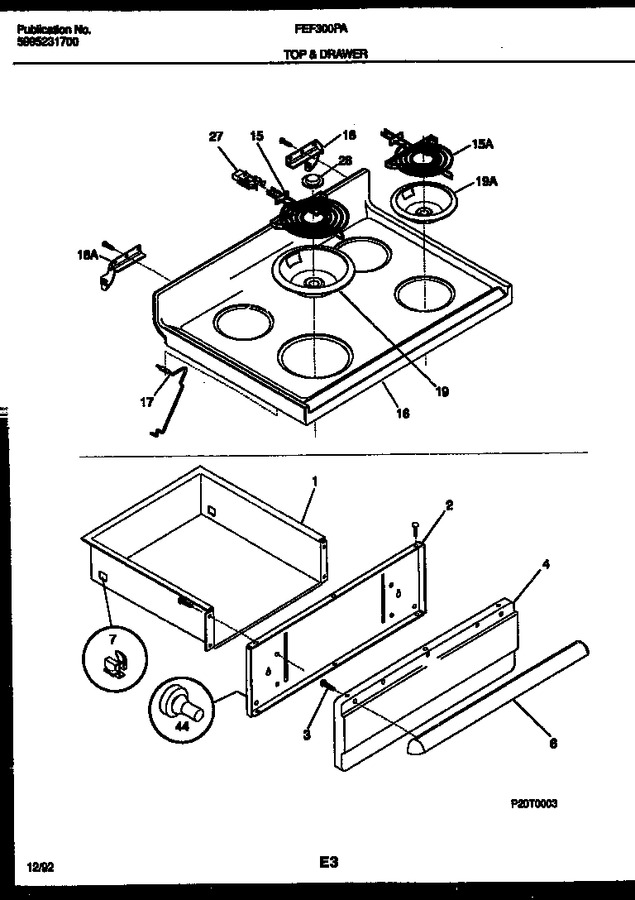 Diagram for FEF300PAWA