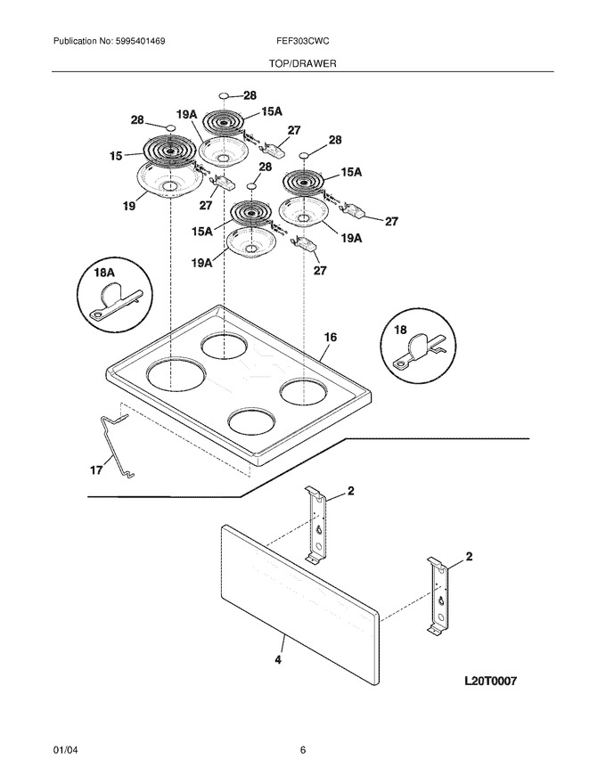 Diagram for FEF303CWC