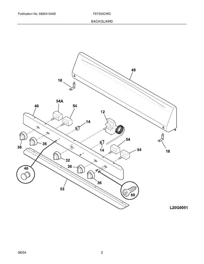 Diagram for FEF303CWD