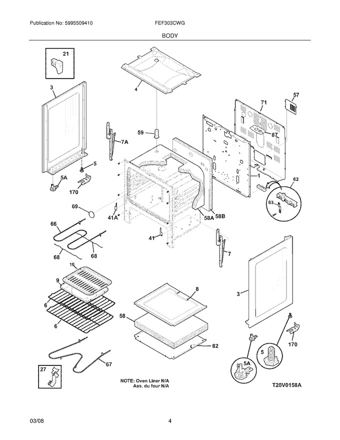 Diagram for FEF303CWG