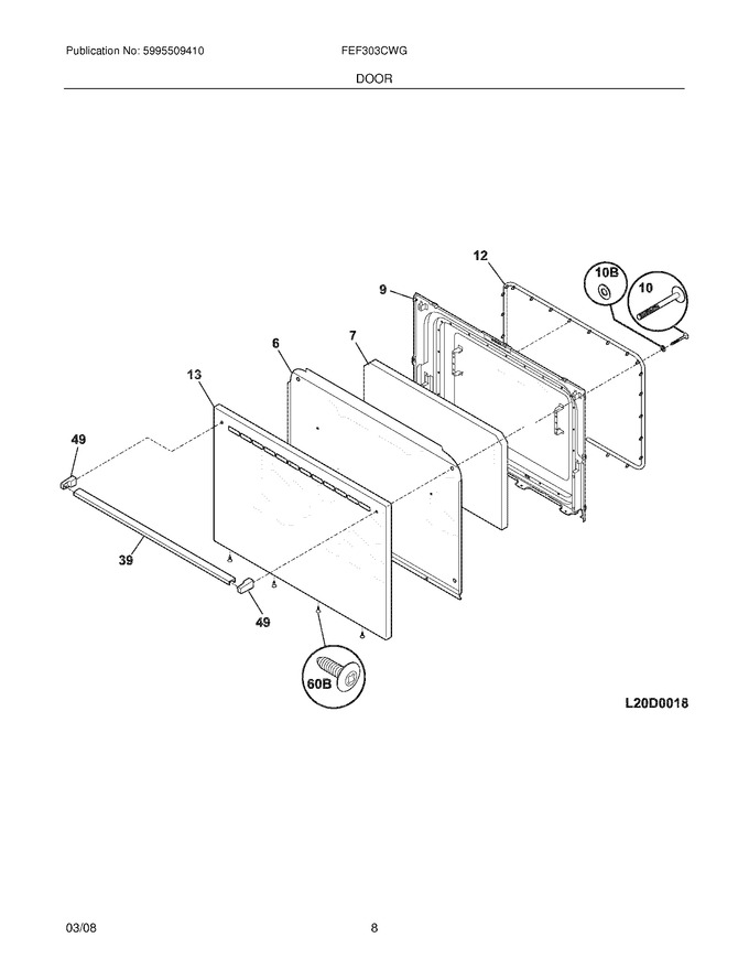 Diagram for FEF303CWG