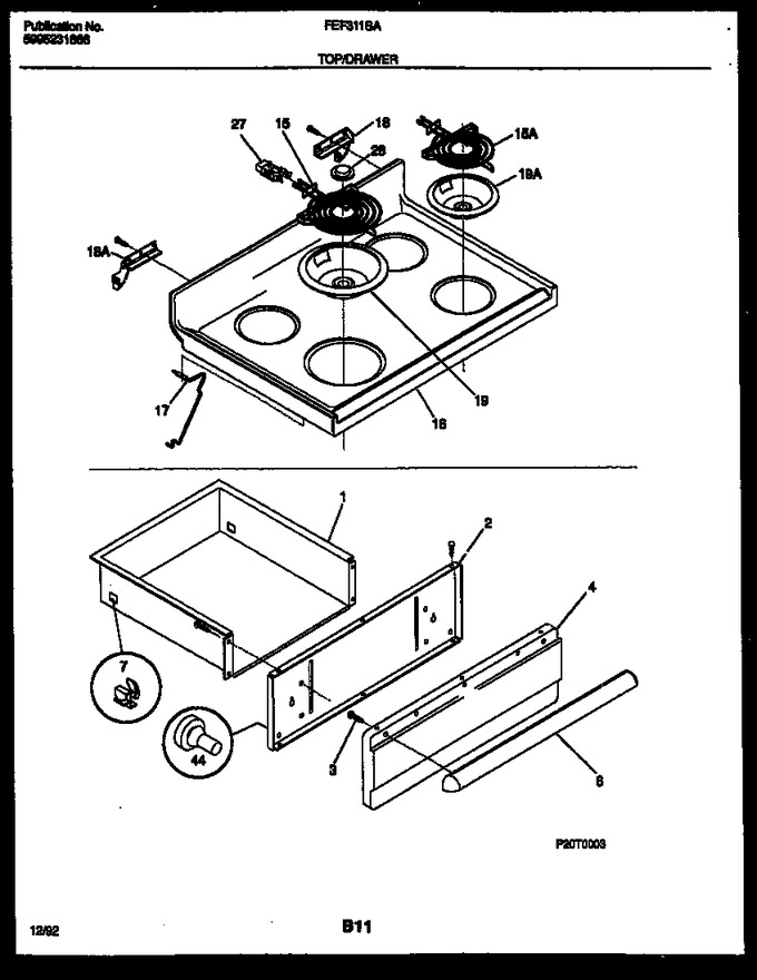 Diagram for FEF311SAWA