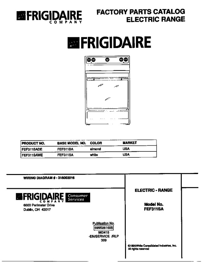 Diagram for FEF311SADE
