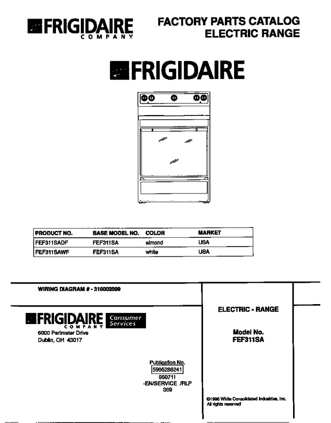 Diagram for FEF311SADF