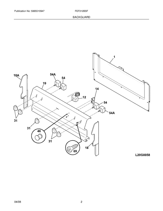 Diagram for FEF312BSF