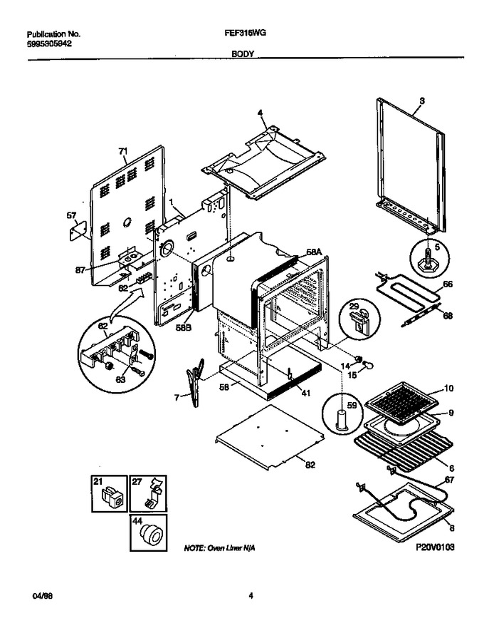Diagram for FEF316WGTA