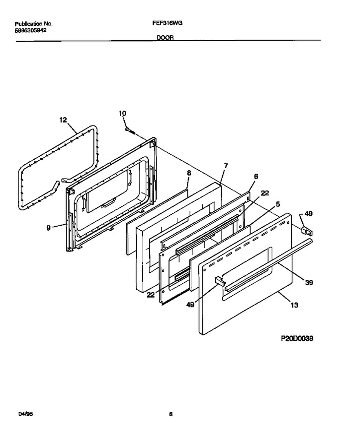 Diagram for FEF316WGTA