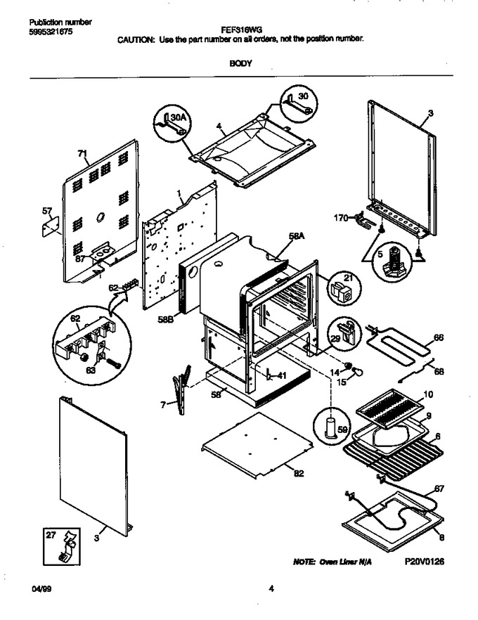 Diagram for FEF316WGTC