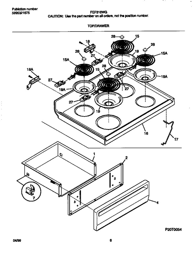 Diagram for FEF316WGSB