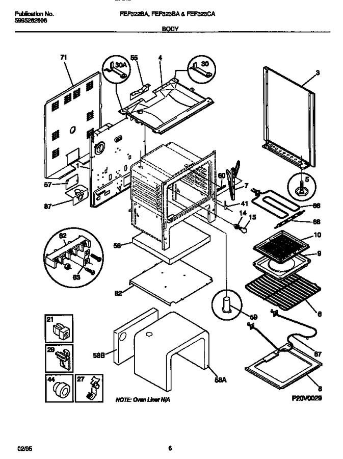 Diagram for FEF323BAWB