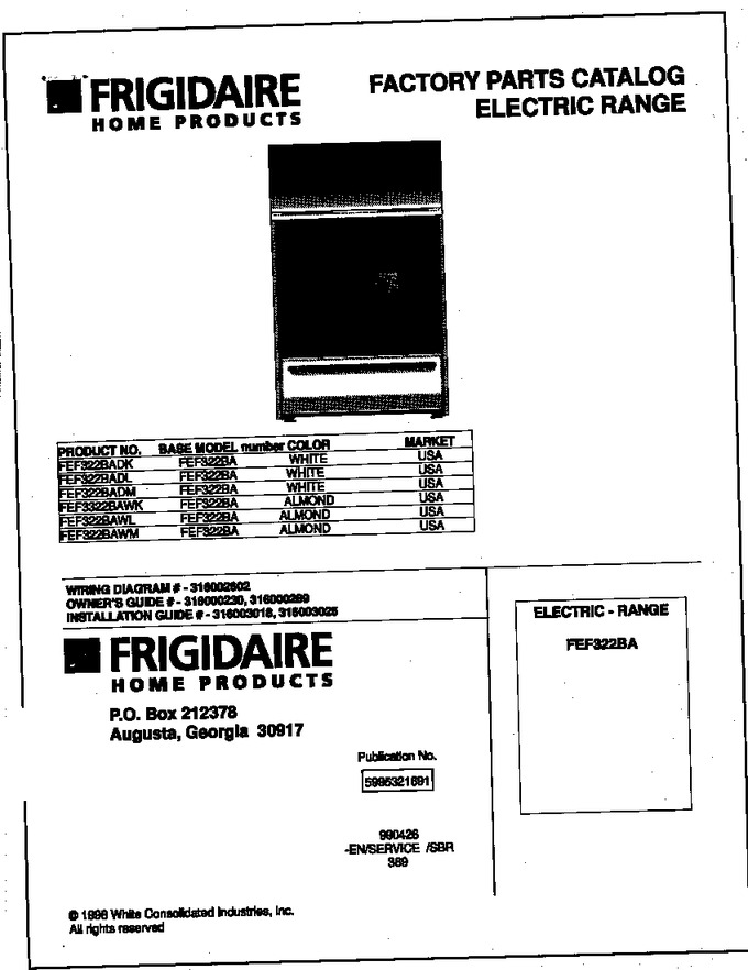 Diagram for FEF322BADL