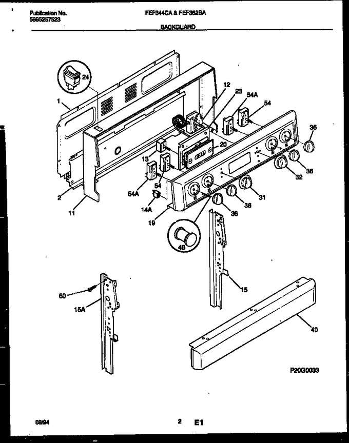 Diagram for FEF322CASB