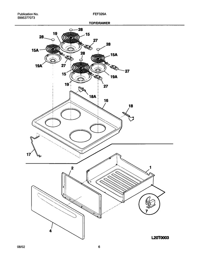 Diagram for FEF326ASC