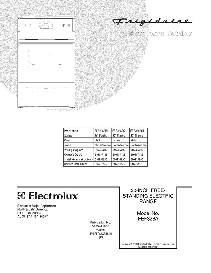 Diagram for FEF326AQL