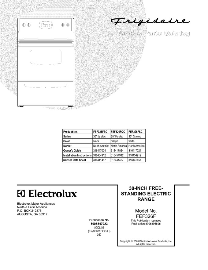 Diagram for FEF326FQC