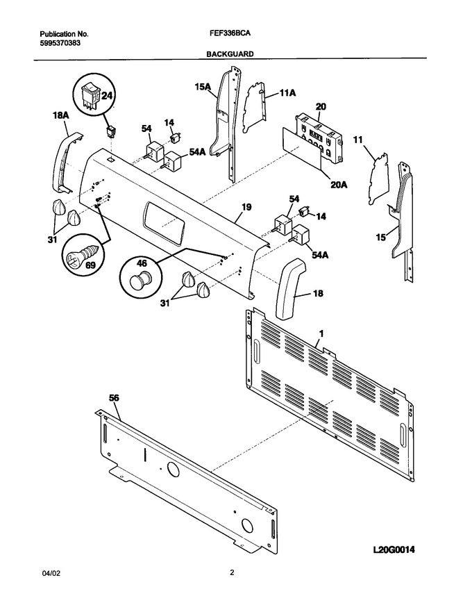 Diagram for FEF336BCA