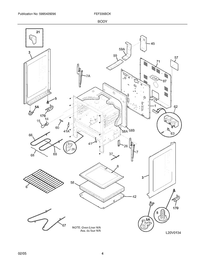 Diagram for FEF336BCK