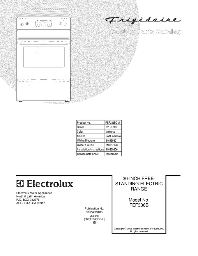 Diagram for FEF336BCM