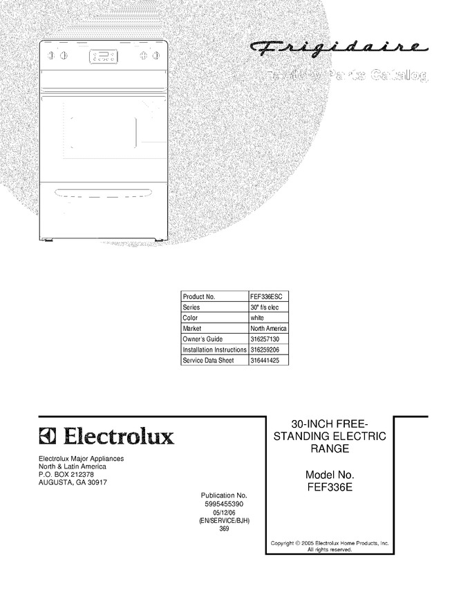 Diagram for FEF336ESC