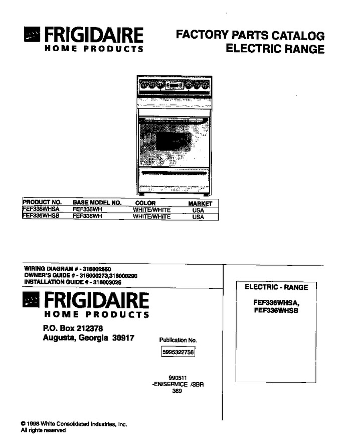 Diagram for FEF336WHSA