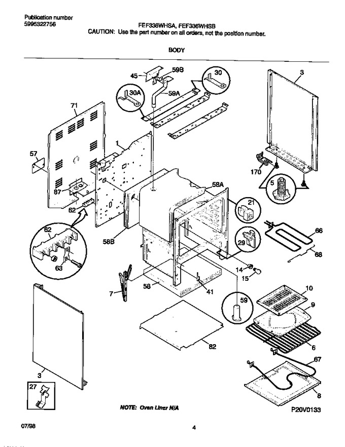 Diagram for FEF336WHSA