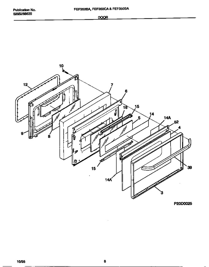 Diagram for FEF350CASH