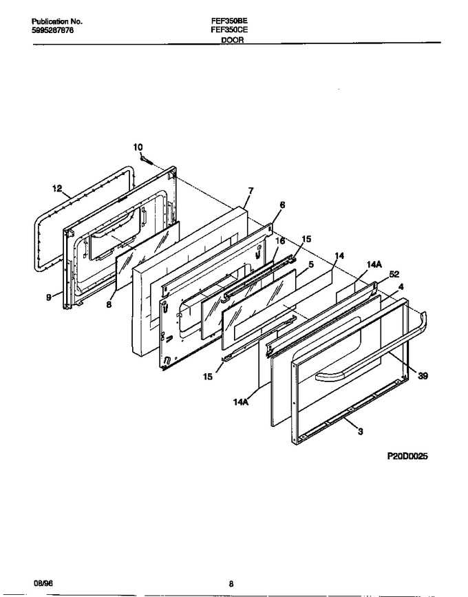 Diagram for FEF350BEDA
