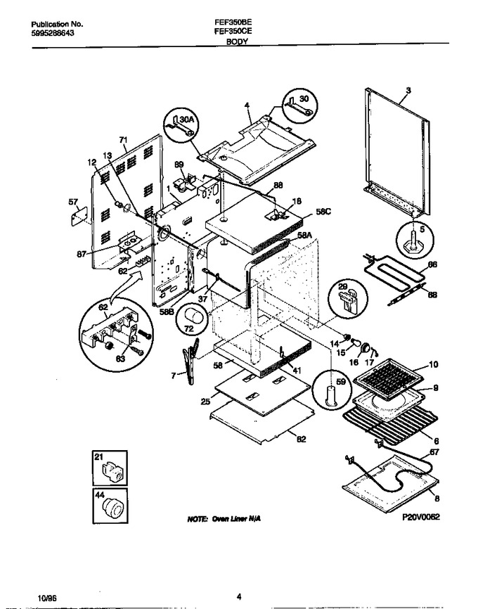 Diagram for FEF350BEWB