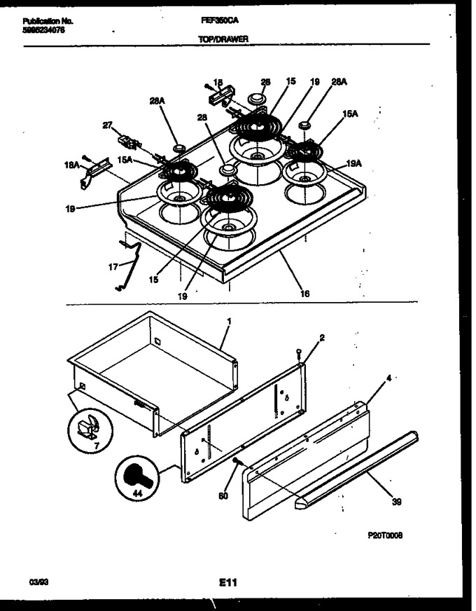 Diagram for FEF350CADA