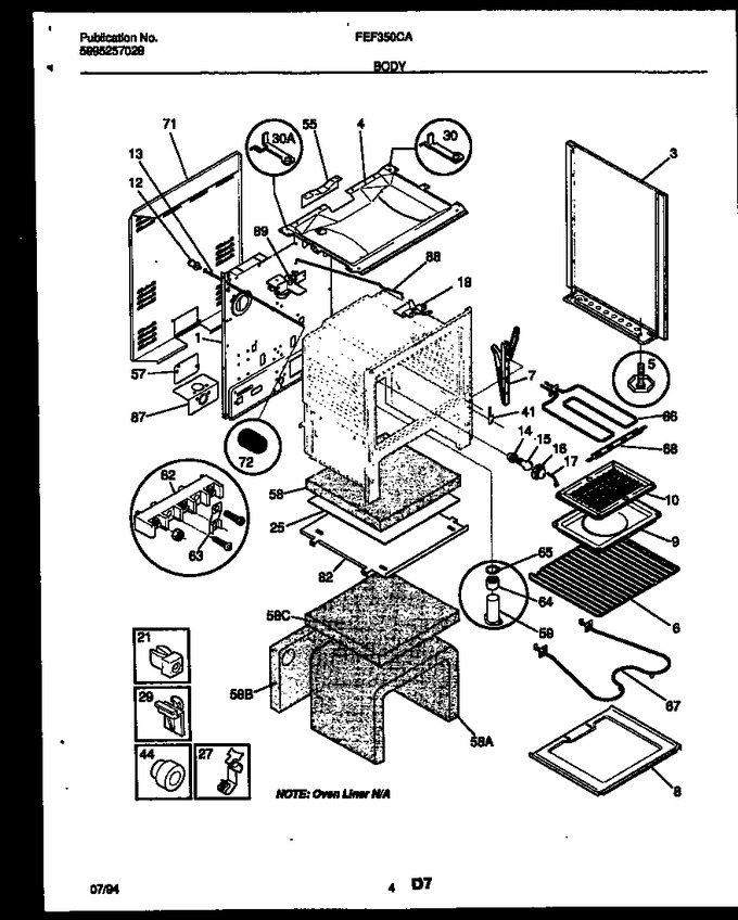 Diagram for FEF350CASB