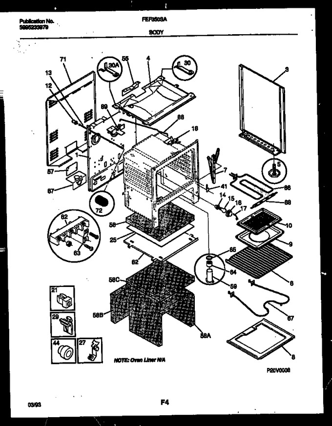 Diagram for FEF350SADA