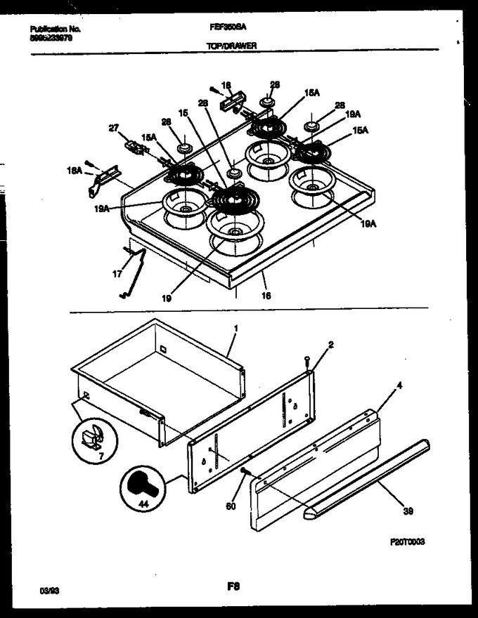 Diagram for FEF350SADA
