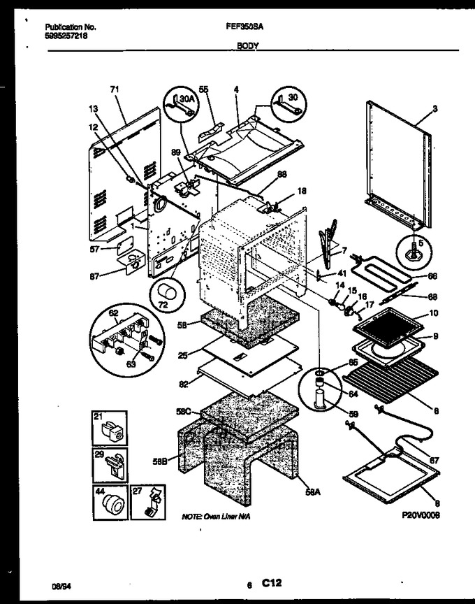 Diagram for FEF350SADB