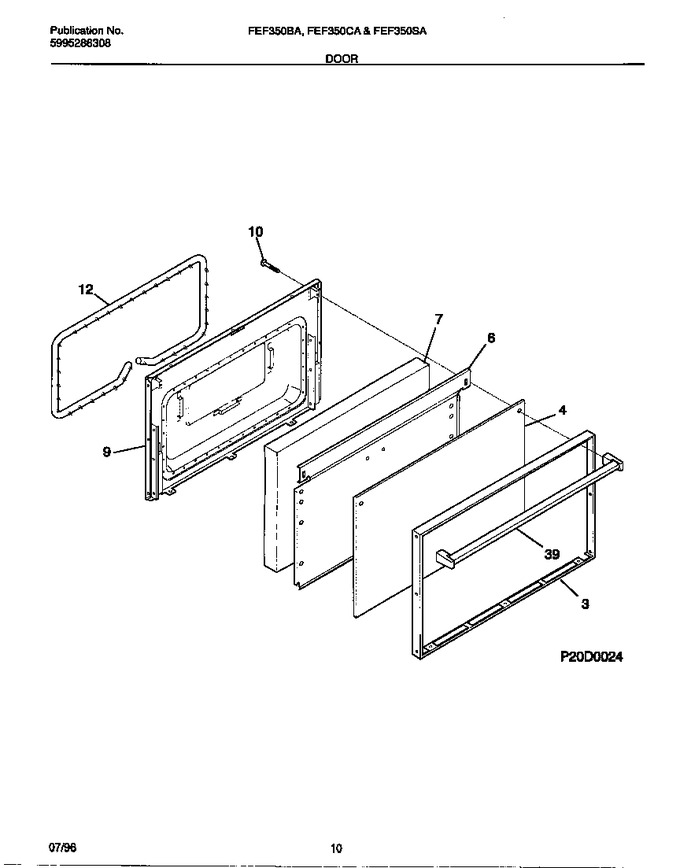 Diagram for FEF350SADG