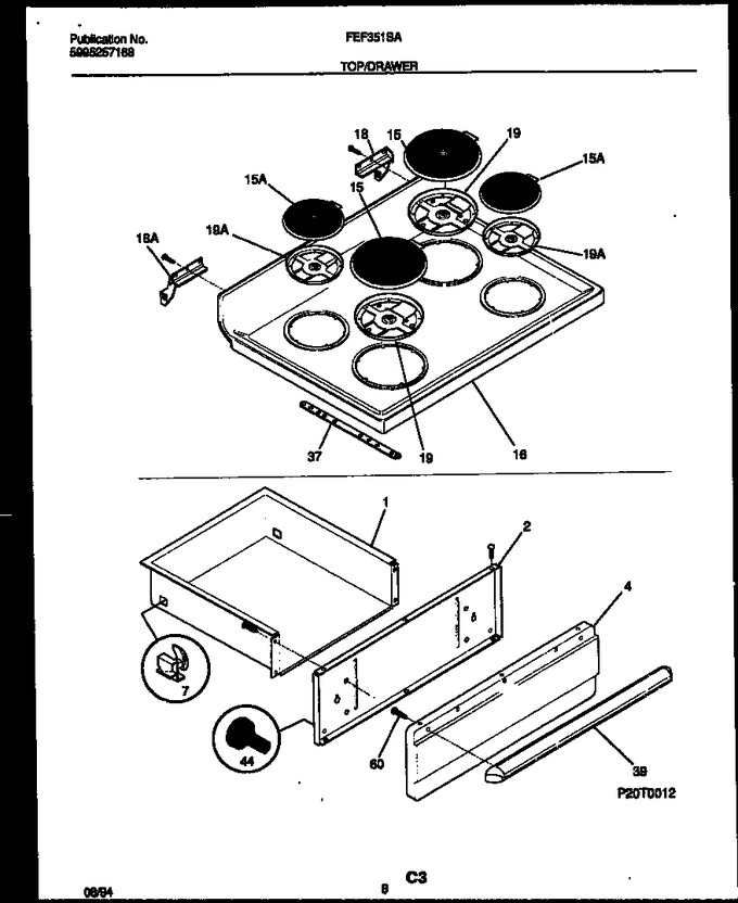 Diagram for FEF351SAWB